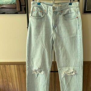 Levi's Ripped Lightwash Jeans - Low Pro (27)